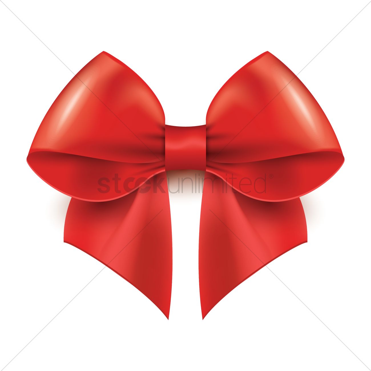 1300x1300 Ribbon Bow Vector Image