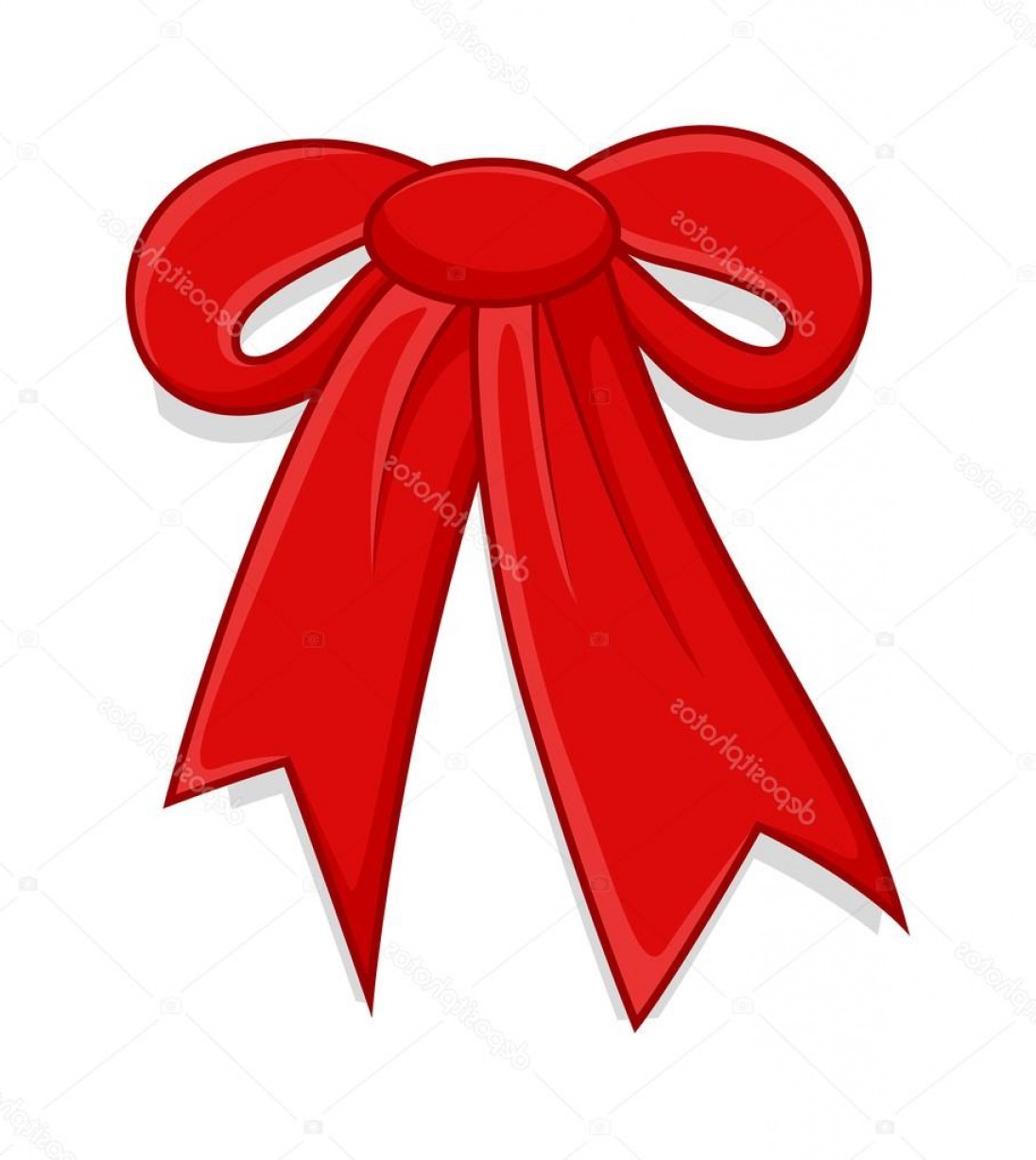 1096x1227 Stock Illustration Red Ribbon Bow Vector Shopatcloth