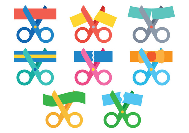 632x443 Ribbon Cutting Vector Free Vector Download 388313 Cannypic