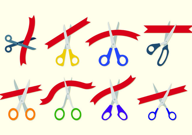 632x443 Ribbon Cutting Vectors Free Vector Download 428229 Cannypic