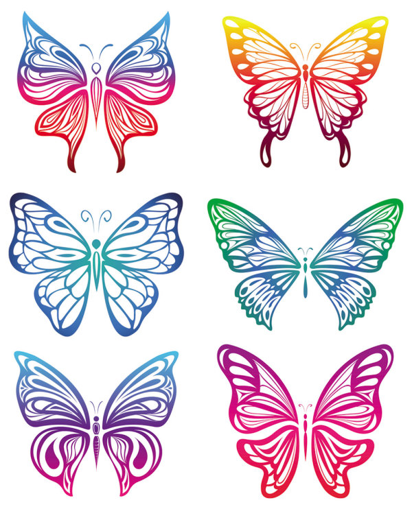 600x742 Butterfly Vector Ribbon Cutting Download Free Vectors Graphic