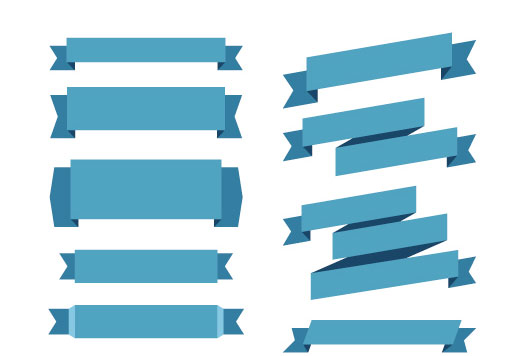 530x356 40 Free Vector Ribbons Creative Beacon