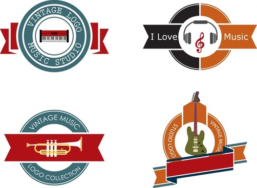 502x368 Round Ribbon Logo Free Vector Download (75,535 Free Vector) For