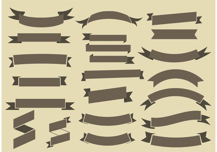 700x490 Free Ribbons Vector Collection