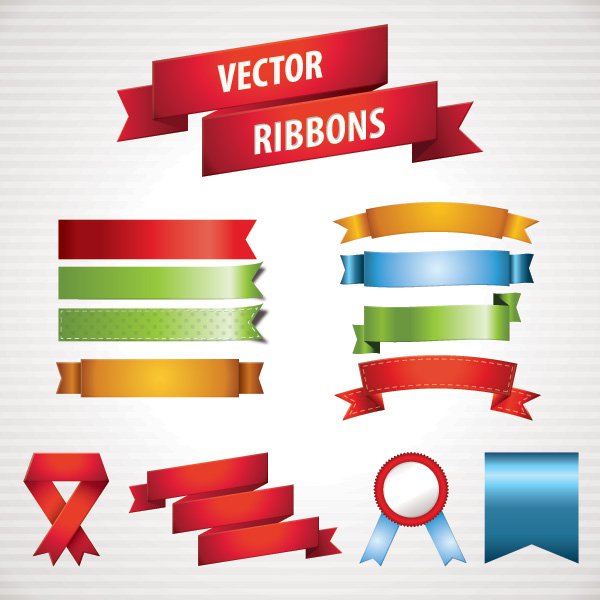600x600 Free Vector Ribbon File