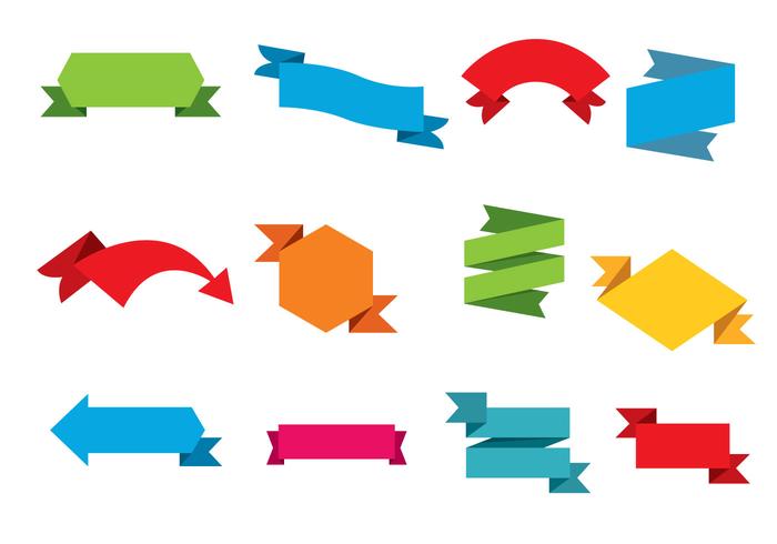 700x490 Free Colored Ribbon Vector