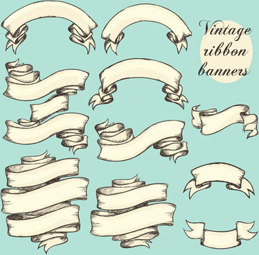 374x368 Vintage Ribbon Vector Free Free Vector Download (11,048 Free