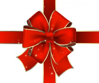 336x280 Bow Ribbon Vector Art