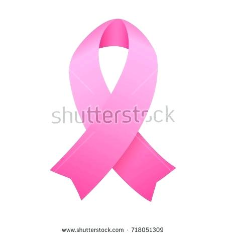 450x470 Breast Cancer Awareness Ribbon Vector Template With Of Fight Is