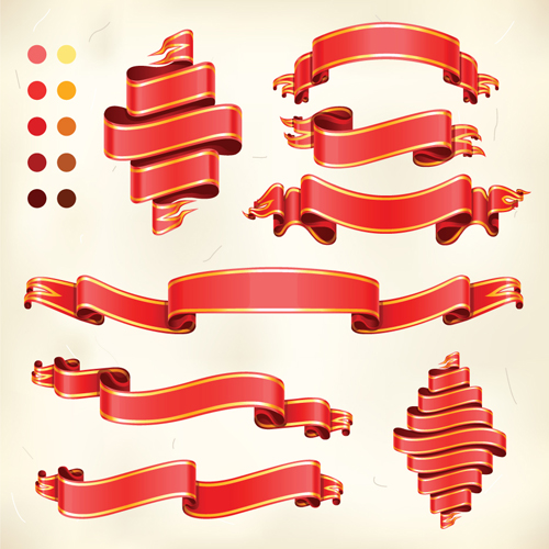 500x500 Creative Ribbons Cone Art Background Vector 05 Free Download