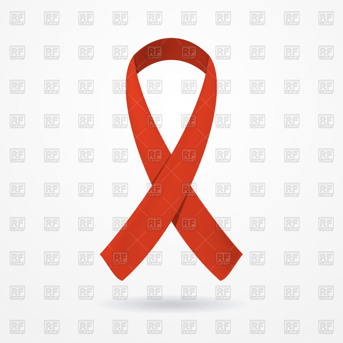 1200x1200 Red Ribbon, As Aids Awareness Ribbon Free Vector Image Vector