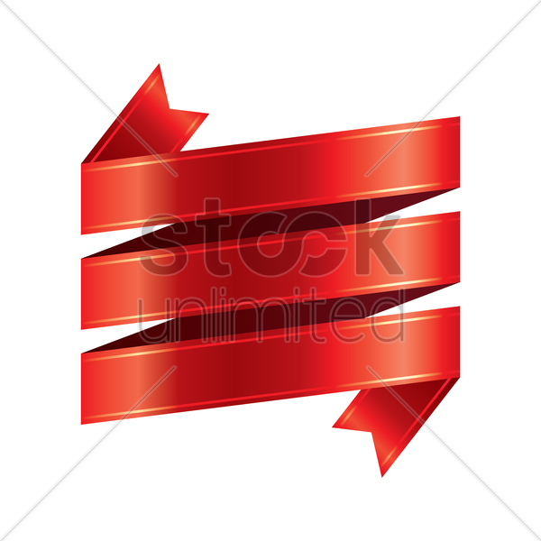 600x600 Free Ribbon Vector Image
