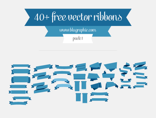 530x400 Ribbon Psd Vector Files Psddude