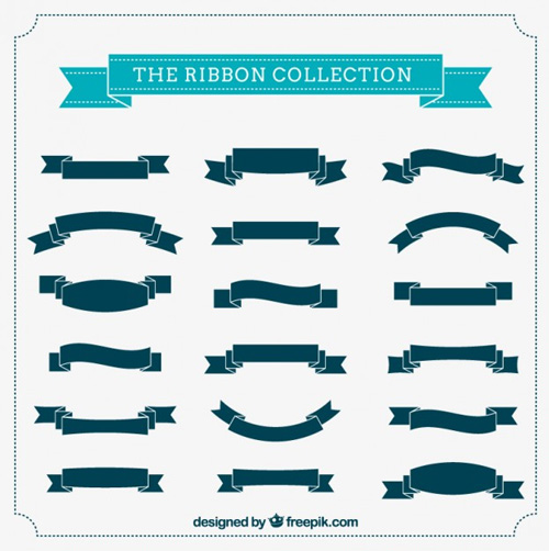 500x502 29 Modern Ribbon Vector Freebies To Download