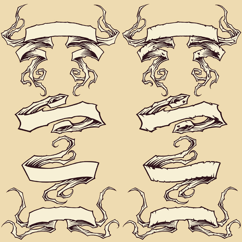 800x800 Ribbons And Damaged Ribbons Vector Graphics Tshirt Factory