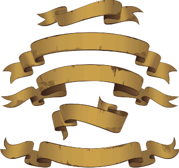 352x330 Brown Ribbon Vector Corel Draw Tutorial And Free Vectors