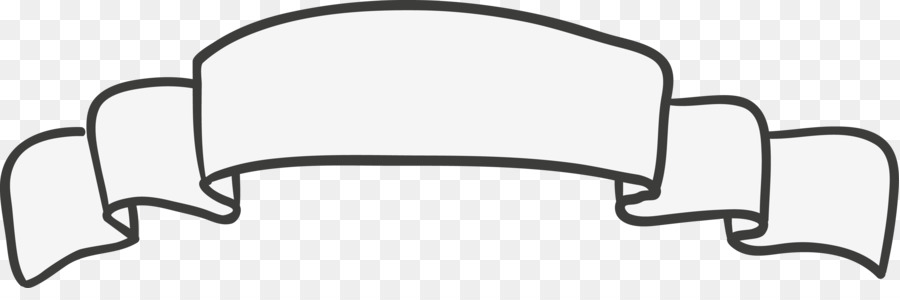 900x300 Download Black And White Ribbon Clip Art Hand Painted Title Ribbon