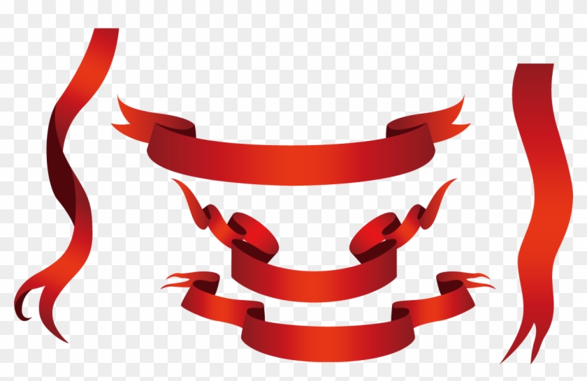 840x546 Beautiful Red Ribbon Vector