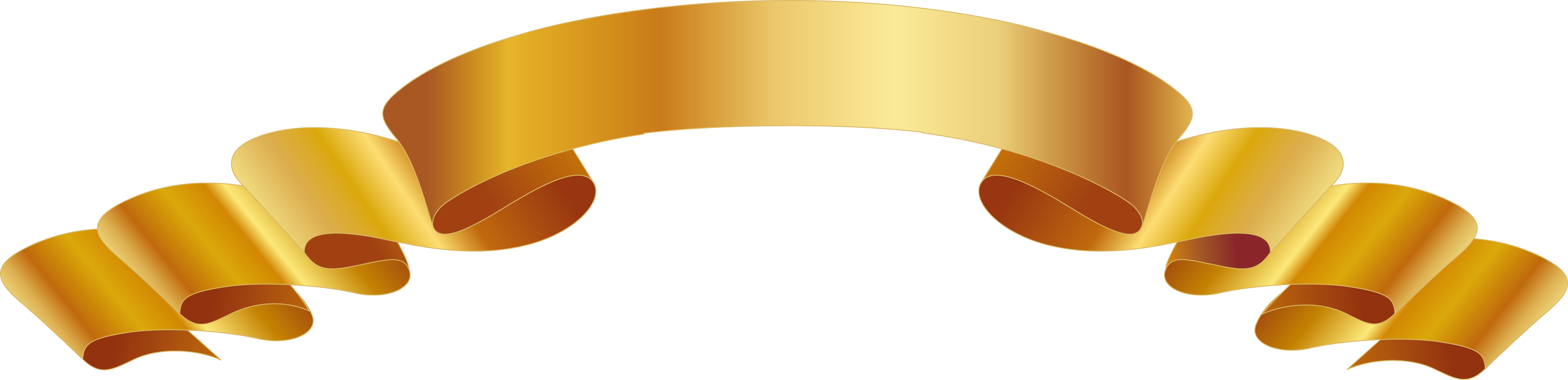 3180x770 Collection Of Free Ribbons Vector Gold. Download On Ubisafe