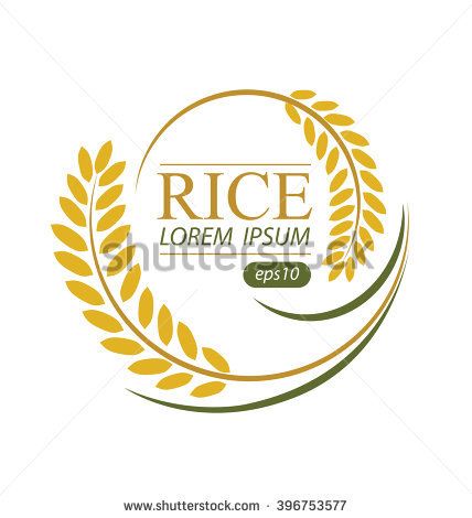 428x470 Rice. Vector Illustration. Logo Logos