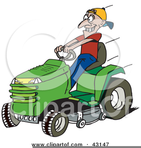 287x300 Riding Lawn Mower Clipart Free Free Images