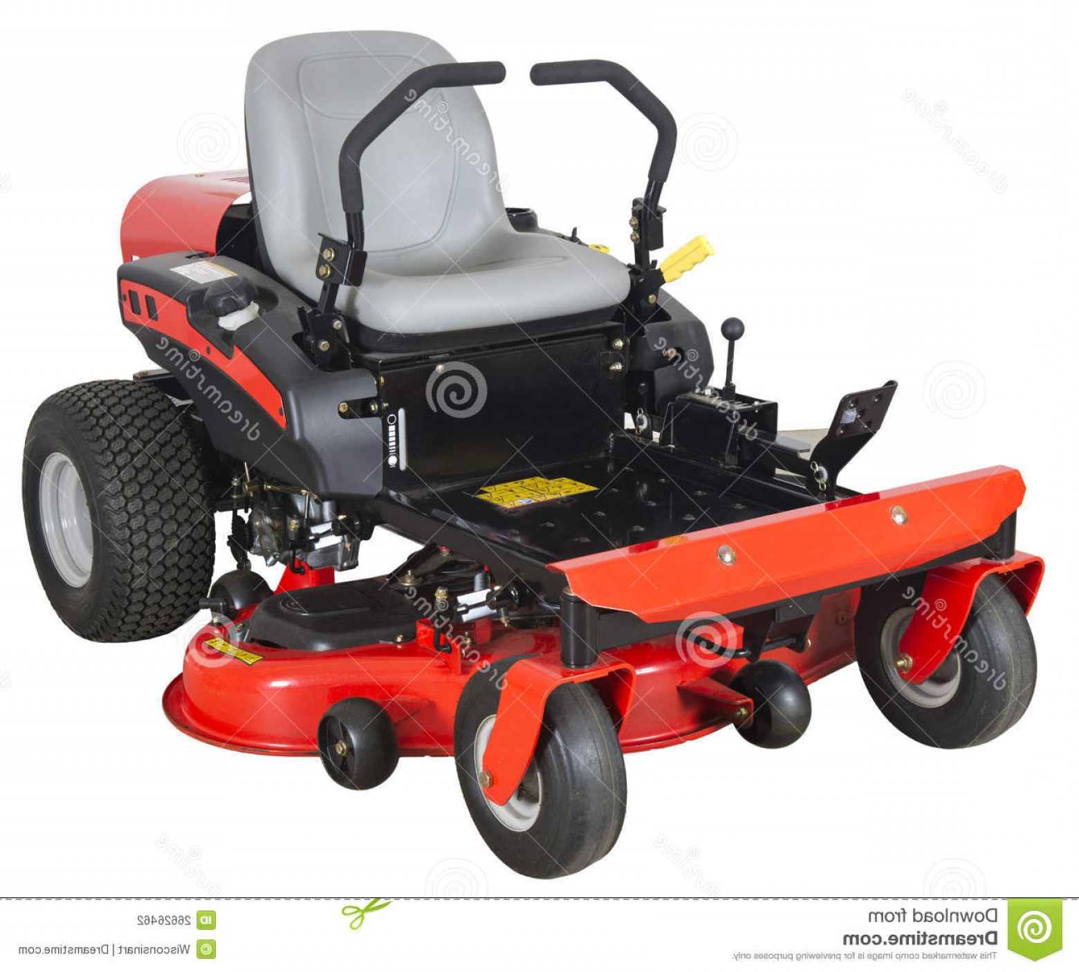 1560x1406 Stock Photography Zero Turn Riding Lawn Mower Isolated White Image