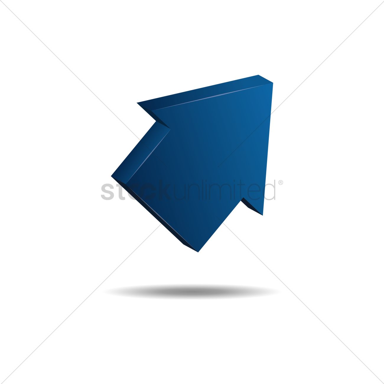 1300x1300 Diagonal Right Arrow Vector Image