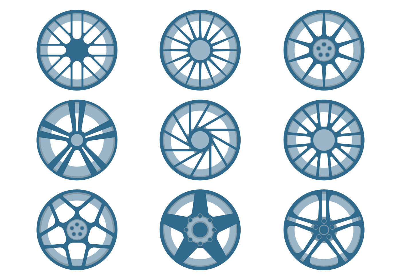 1400x980 Rims Free Vector Art