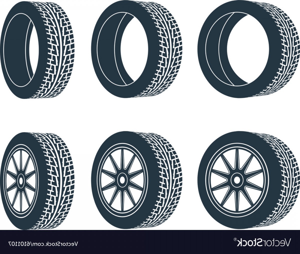 1200x1014 Rubber Wheel Tire Rim Drive Car Vector Shopatcloth