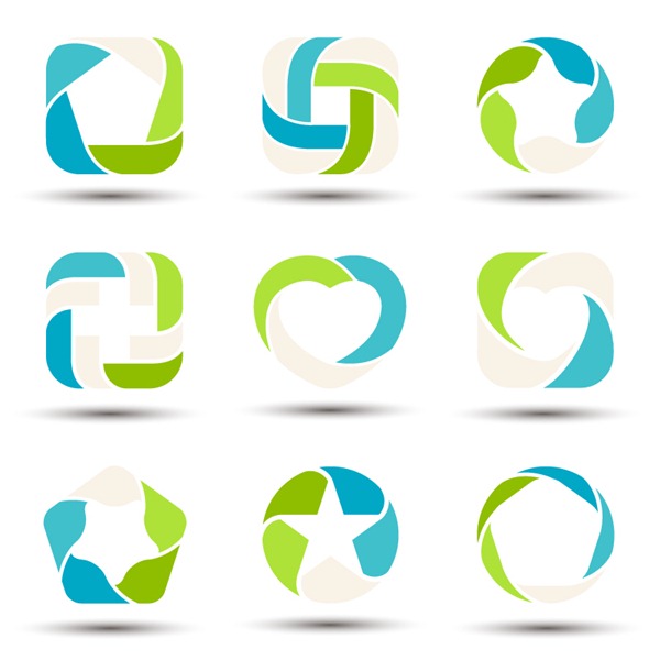 600x600 9 Fresh Color Ring Logo Vector Graphics My Free Photoshop World