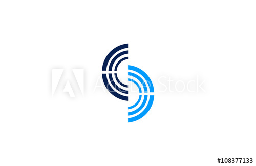 500x324 Vector Circle Ring Logo Abstract Flow Logo Template Design. Round