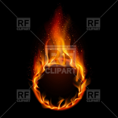 400x400 Ring Of Fire Vector Image Vector Artwork Of Backgrounds