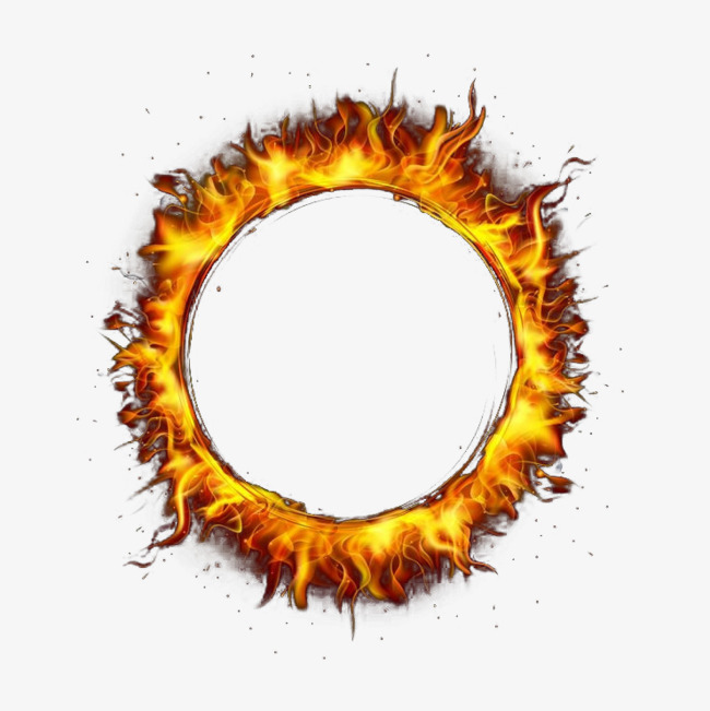 650x651 Round Ring Of Fire, Round, Flame, Vector Png And Vector For Free