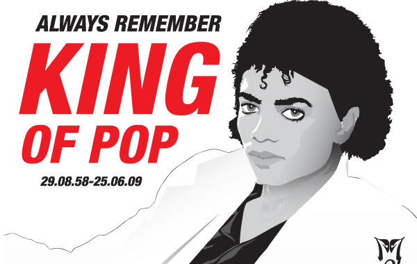 600x380 Michael Jackson Vector Illustration Rip