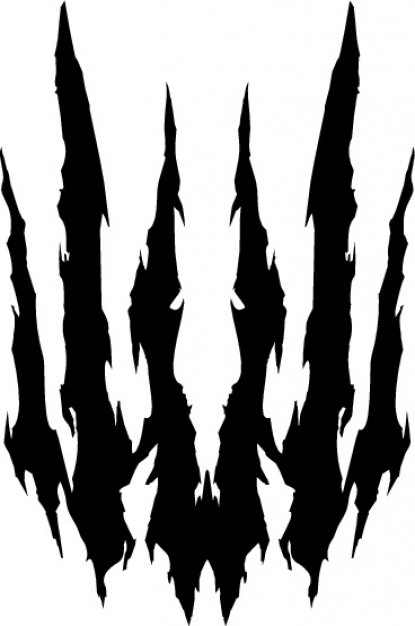 415x626 Tiger Claw Scratch Clipart