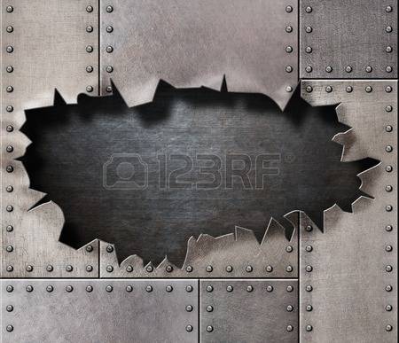 450x387 Ripped Metal Clipart