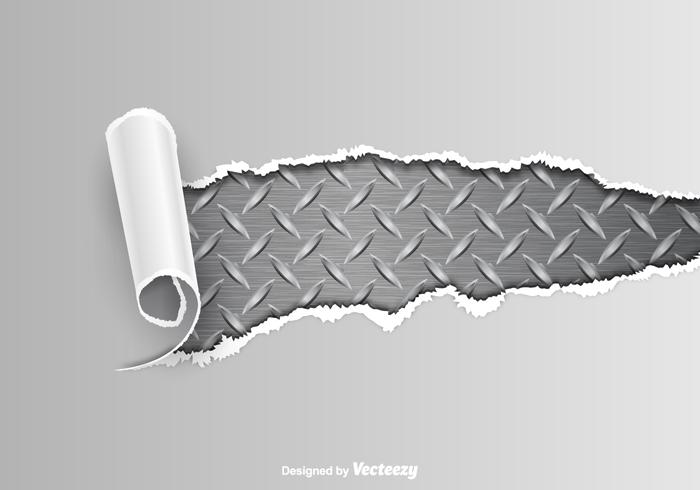 700x490 Ripped Metal Vector Background