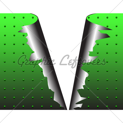 500x500 Torn Metal Gl Stock Images
