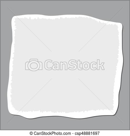 450x470 Torn Edge, Ripped Paper Vector Symbol Icon Design.