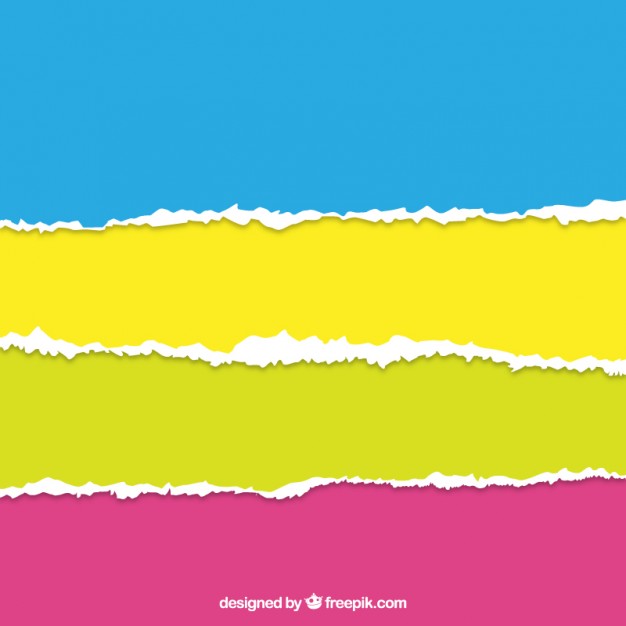 626x626 Colorful Ripped Paper Vector Free Download