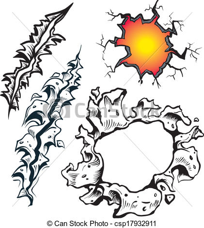 421x470 Rips And Tears. Black And White Rips And Tears.