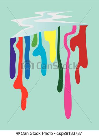 343x470 Abstract Niagara River, Art Vector Design.