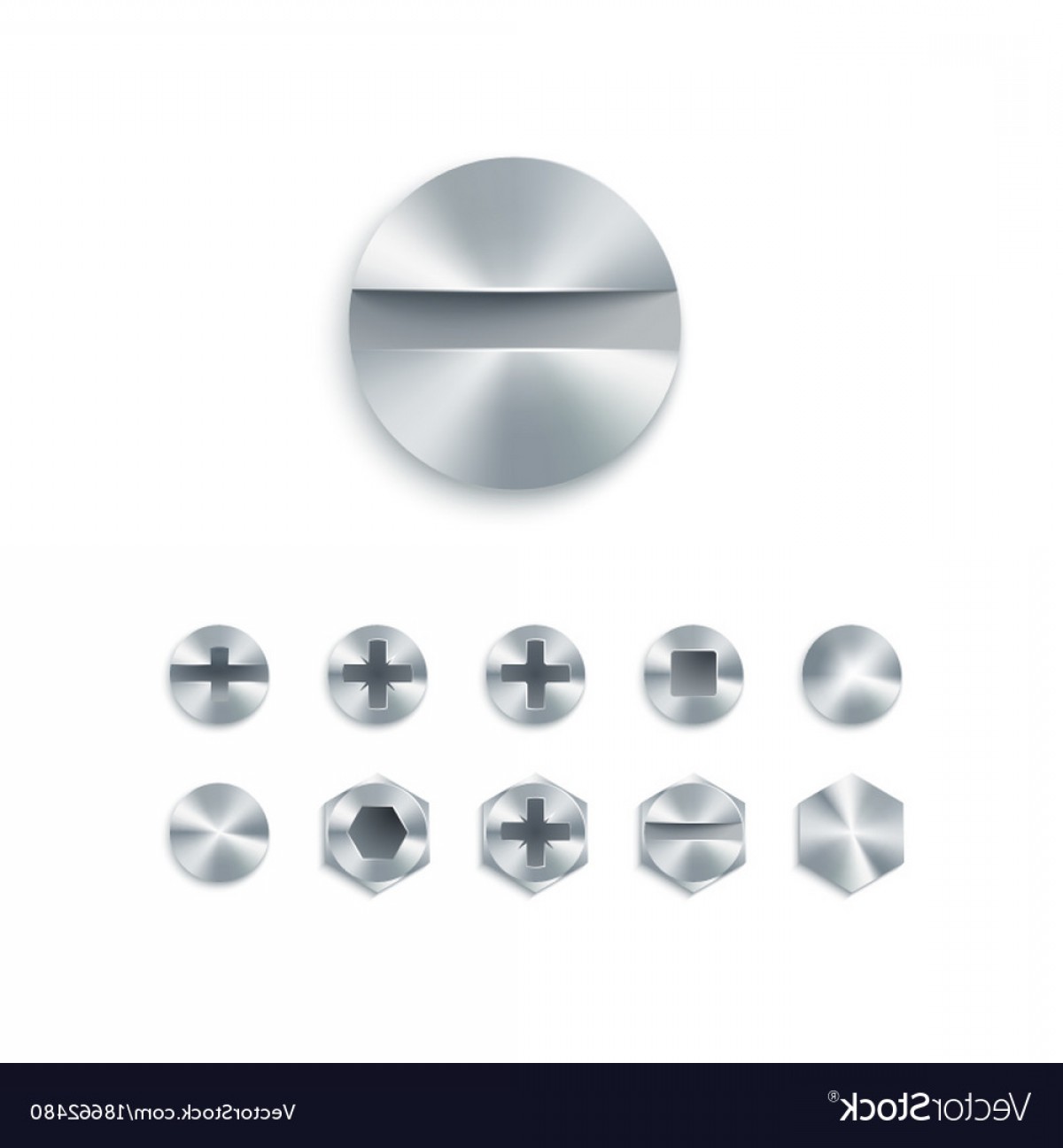 1200x1296 Set Of Head Screws And Bolts Nails And Rivet Vector Orangiausa