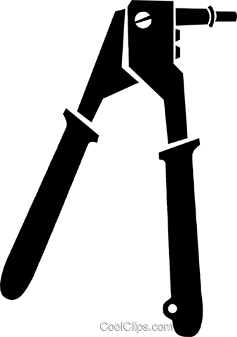 338x480 Rivet Gun Royalty Free Vector Clip Art Illustration Vc024996