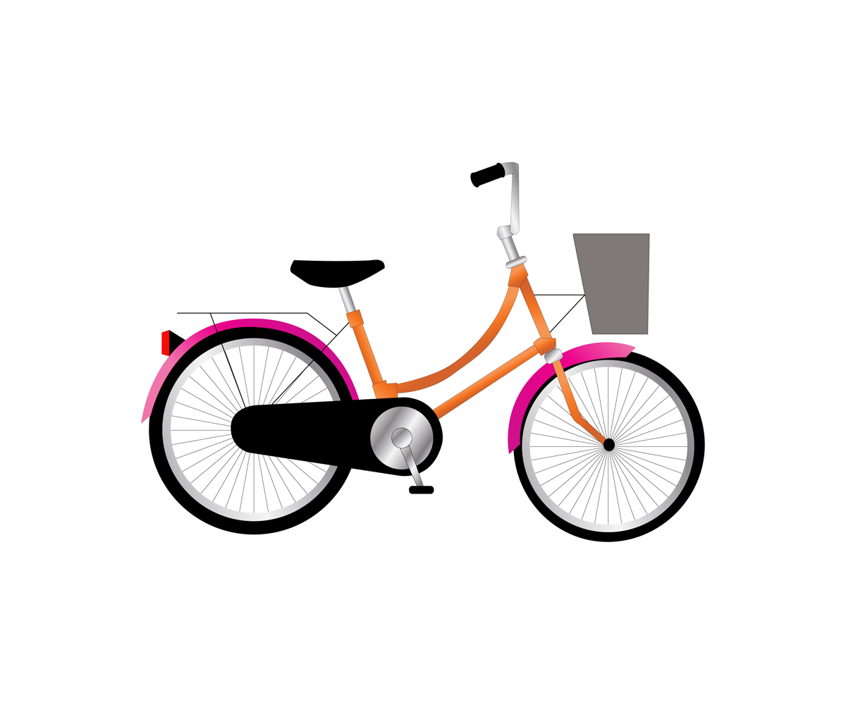 1200x1000 Road Bicycle Free Vector