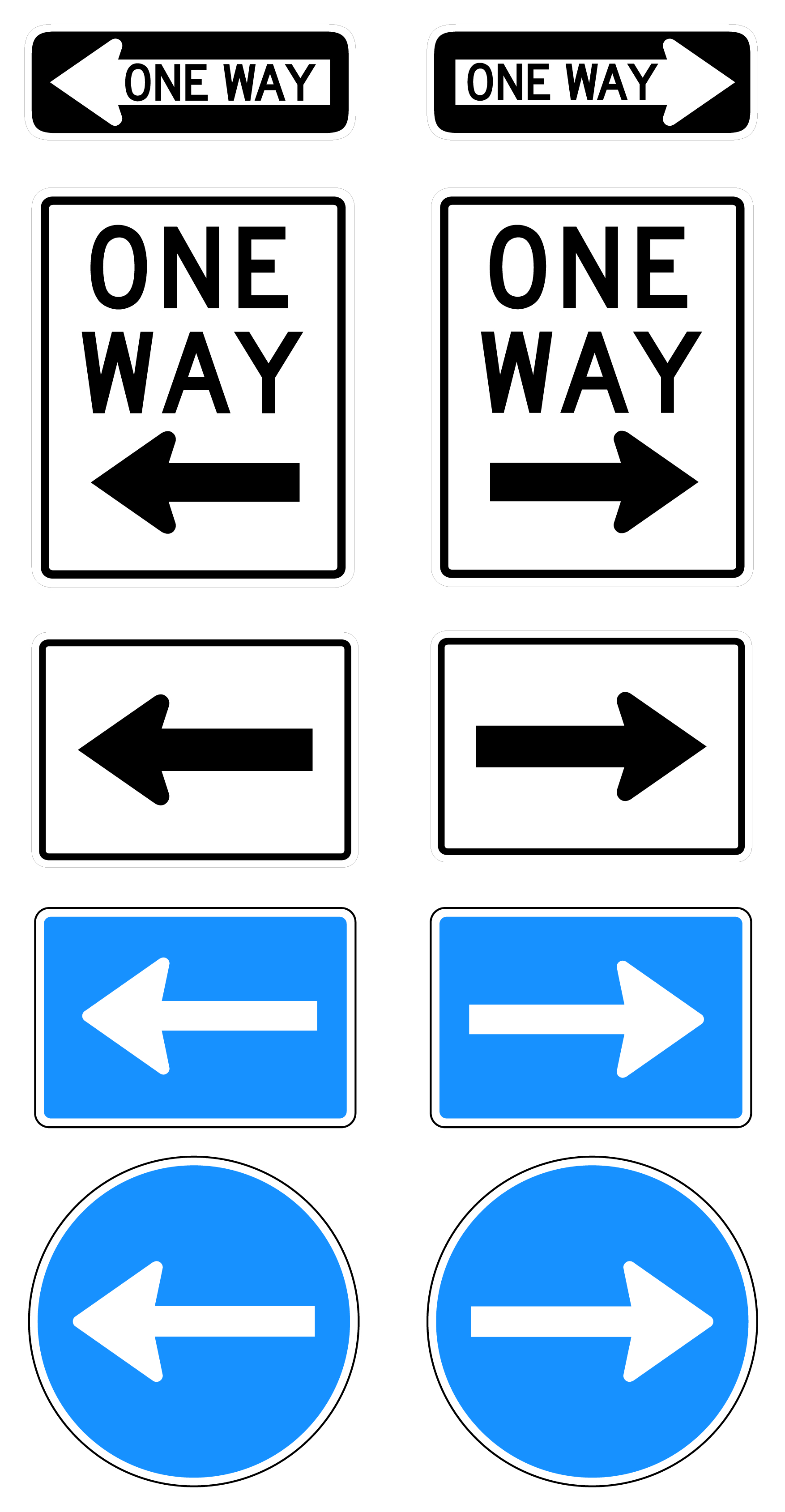 1754x3379 Free One Way Road Sign Vectors Signs Amp Symbols