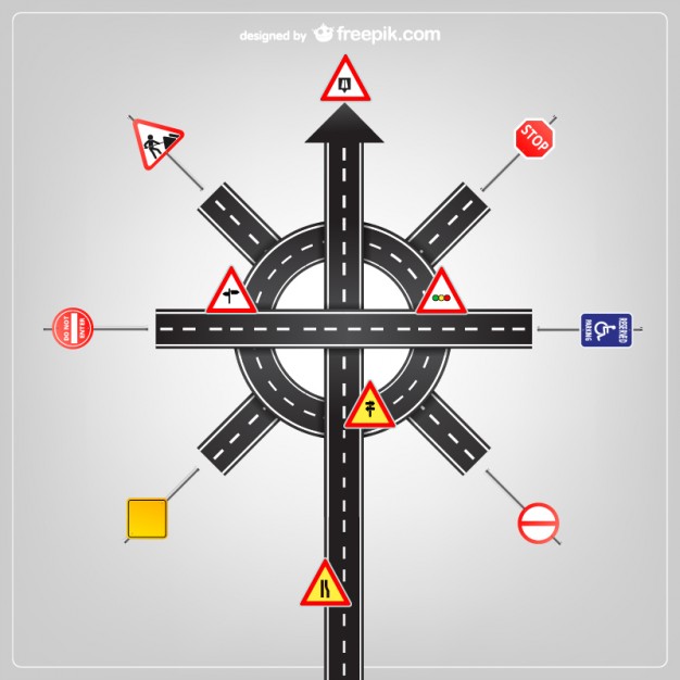 626x626 Road Signs And Traffic Signs Vector Free Download