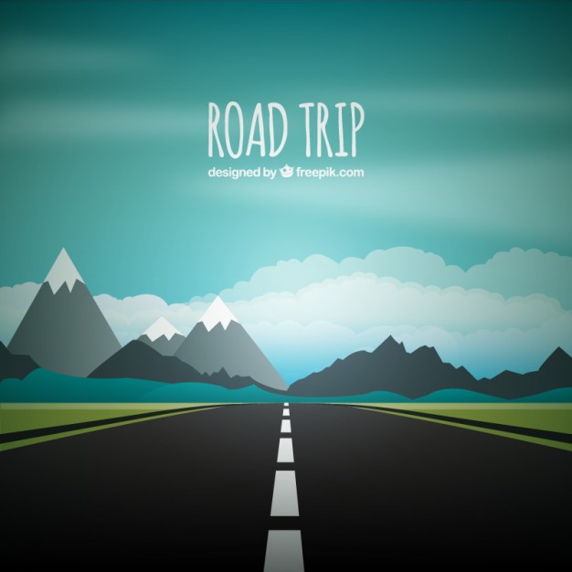 626x626 Road Trip Background Vector Free Download