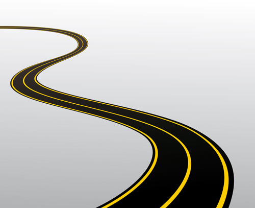 500x407 Different Winding Road Design Vector 01 Free Download