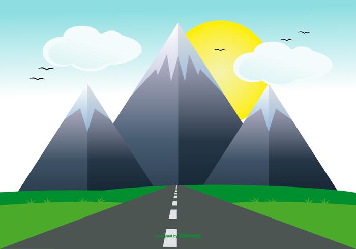 700x490 Road Free Vector Art